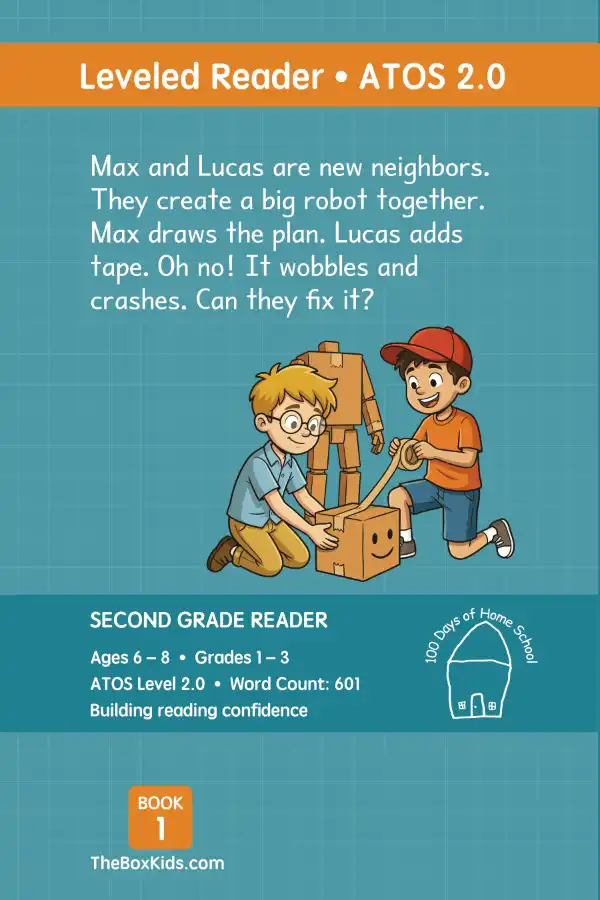 The Box Kids Book 1 — back cover